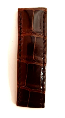 20 mm de Grisogono Alligator Uno Croco Marron 20.00 X 19.00 Watch Strap 65