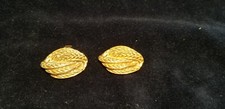Bluette Made In France Shoe Clips Gold Tone in nice condition