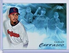 2019 Topps Fire Smoke and Mirrors Insert #SM-2 Carlos Carrasco - Indians - MINT