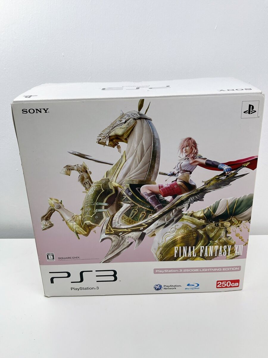 PS3 FINAL FANTASY XIII LIGHTNING EDITION 250GB w/box Tested PS3 FINAL FANTASY XIII LIGHTNING EDITION 250GB w/box Tested