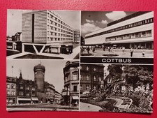 Cottbus 1979. Konsument-Warenhaus u.a. Schöne alte s/w-AK. Frankiert & gelaufen.