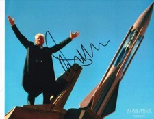 MALCOLM MCDOWELL signed autograph 20x25cm STAR TREK in person autograph COA