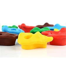 NEW 25 PCS Rock Wall Climbing Holds w Mounting Hardware Playscape Gym Out/Indoor