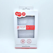 Tech21 EvoSparkle Case for iPhone 14 Pro Max 12ft Drop Protection Radiant Clear