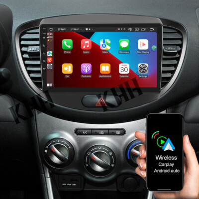 Für Hyundai i10 2007-2013 Carplay Android 13 Autoradio BT GPS Navi DAB+ 2+64GB