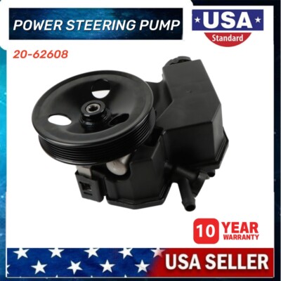 20-62608 Power Steering Pump w/ Pulley & Reservoir For Jeep Grand Cherokee Dodge