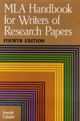MLA Handbook for Writers of Research Papers - Paperback - VERY GOOD