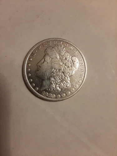#402--1880-P MORGAN SILVER DOLLAR ~ VF ~NICE~$1 USA COIN