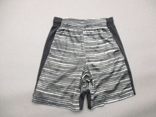 Nike Size 5-6 Boys Gray/Black Athletic DriFit w/Pockets Active Track Shorts T842