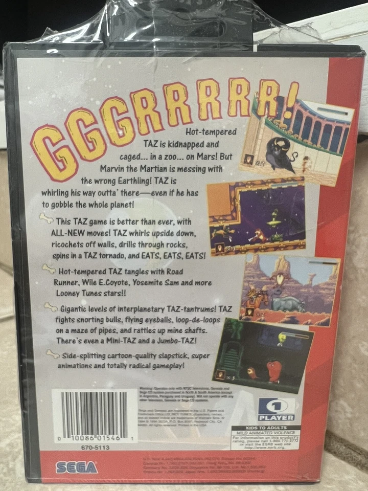 Taz in Escape From Mars (Sega Genesis, 1994) - Image 2 of 4