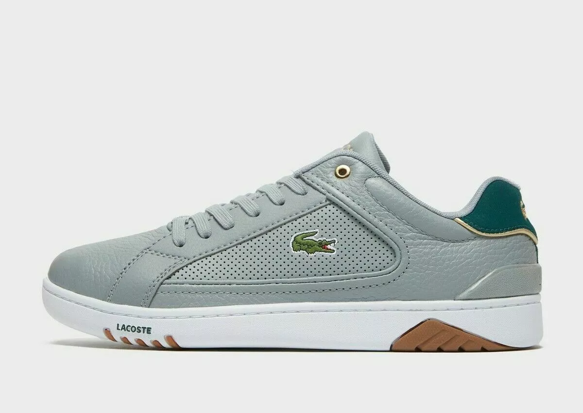 Lacoste Deviation II Men s Trainer UK 7.5 8 9 Grey Green Brand New in Box