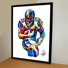 Jonathan Stewart Carolina Panthers Football Sports Print Poster Wall Art 18x24
