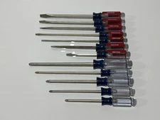 NEW Craftsman USA WF 12pc Phillips & Flat Slotted Screwdriver Set, New-Old-Stock