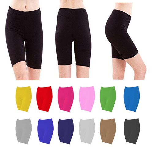 Donna Pantaloncini Ciclismo Lycra Danza Pantaloncini Lycra Leggings Attivo  Pantaloncini Casual | eBay