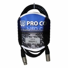 Pro Co EXMN-030 30' Excellines XLRF to XLRM Microphone Cable
