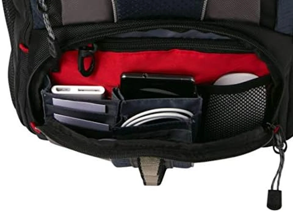 Mochila para portátil Swissgear Wenger Cobalt 16 pulgadas, para hombre y mujer, azul gris, O Foto 4 de 4