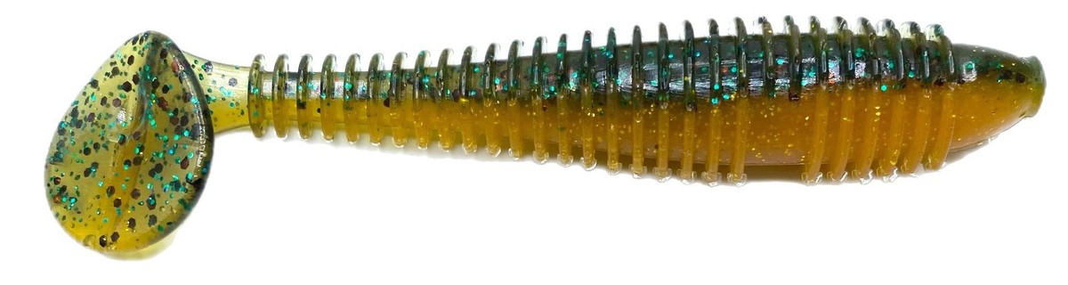 Swimbait Paddle Tail Keitech Style 20 3,8" Esca Da Pesca Basso