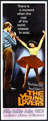 THE YOUNG LOVERS Movie POSTER 14x36 Insert Peter Fonda Sharon