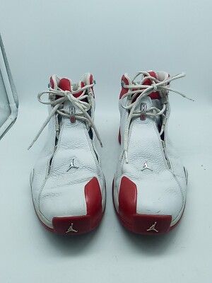 Rare Nike Air Jordan 21 White Varsity Red Shoes Mens 314303