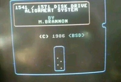 commodore 64 Align Disk Floppy Drive Align Disk Align Disk