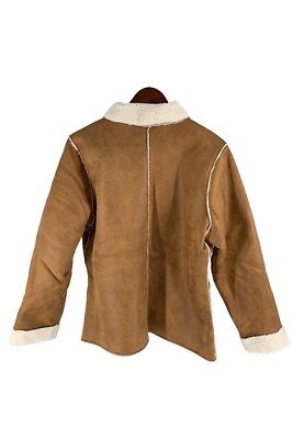 Denim & Co. Faux Suede Bonded Sherpa Zip-Front Jacket Classic