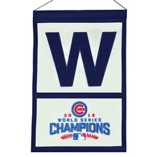 Chicago Cubs 2016 World Series Champions Wool Banner