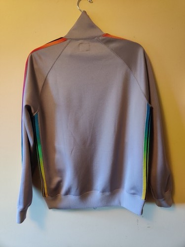 AWGE x Needles Poly Smooth Rainbow Twist Tape Track Jacket Size Small - Foto 5 di 5
