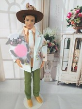 OOAK HANDMADE DOLL CLOTHES EASTER BUNNY PRINT SUIT OUTFIT CLOTHES SET 