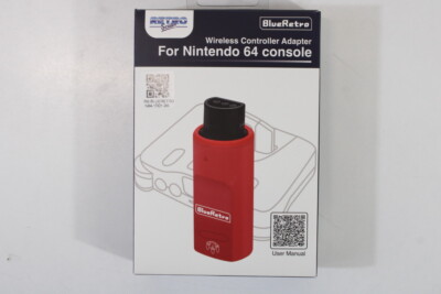 BlueRetro Wireless Controller Adapter N64 Nintendo 64 Black New PS5/Xbox/Switch