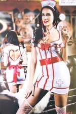 SCARVESME Women Nurse Lingerie Role Play Lingerie Set Sexy Costumes