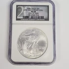 2000 SILVER AMERICAN EAGLE COIN 1 OZ FINE SILVER MS 68 NGC 20TH ANNIVERSARY COLL