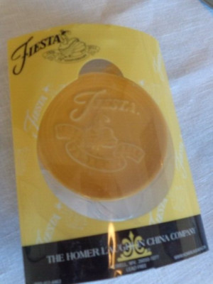 FIESTA MARIGOLD 75TH ANNIVERSARY ORNAMENT DANCING LADY NEW