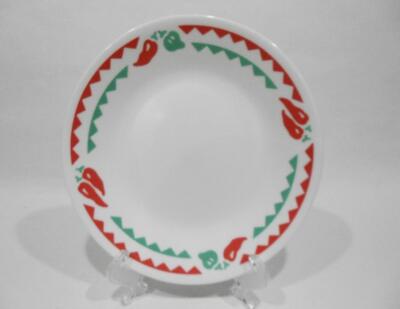   NEW Corelle by Corning FIESTA 6 3/4'' BREAD PLATE *Red Green Chili Pepper
