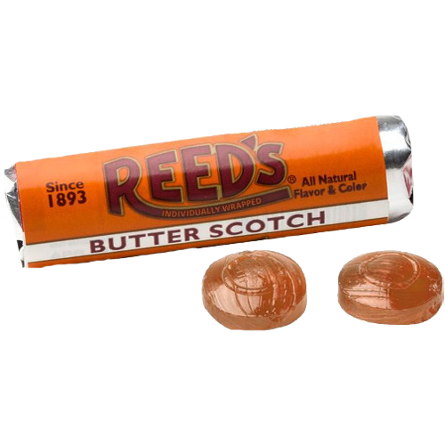 Reed's butterscotch butter scotch Candy 10 rolls nostalgia retro
