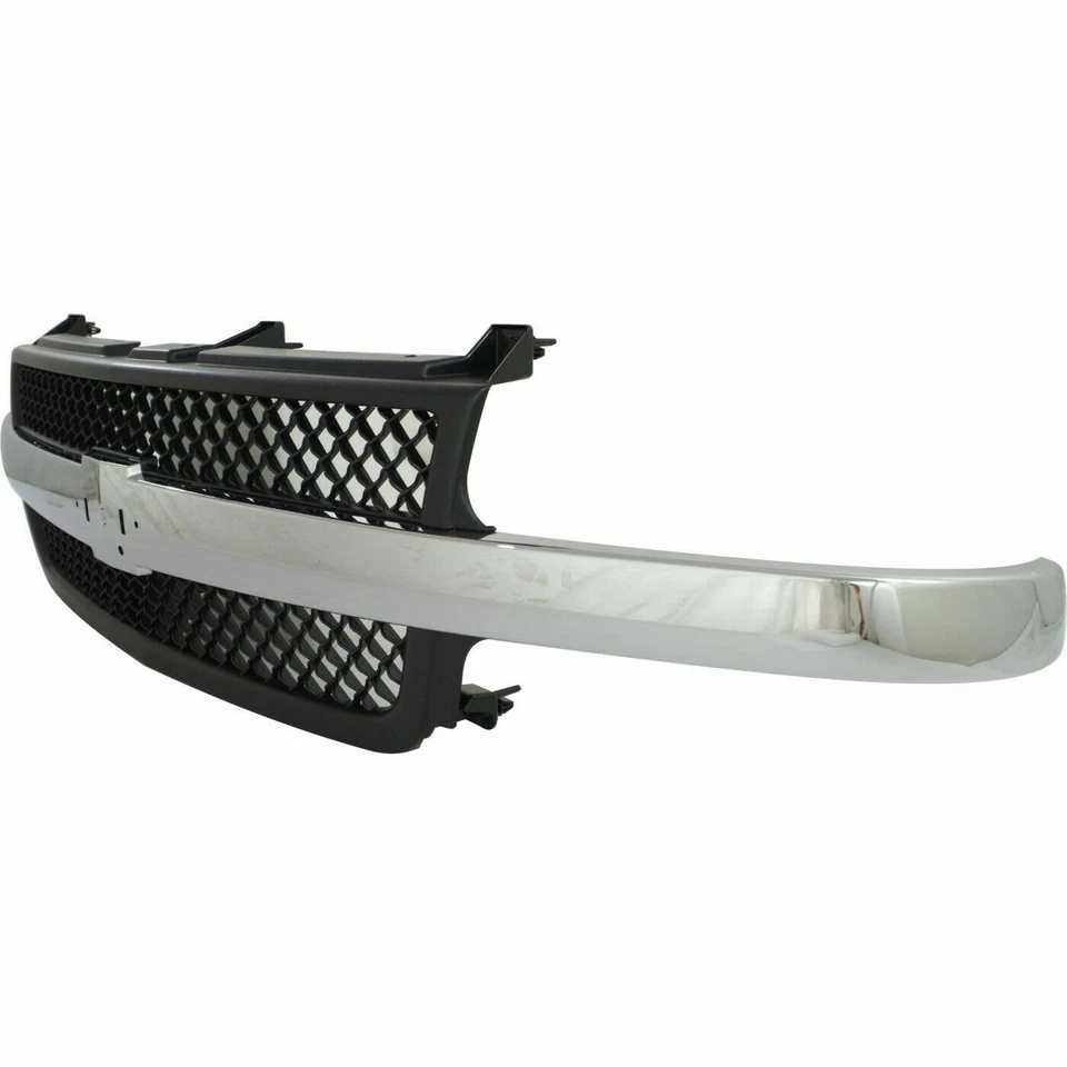 NEW Grille Assembly For 2001-2002 Silverado 2500 HD 3500 HD - Изображение 4 из 4