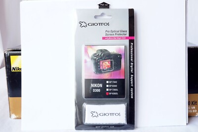 Giottos Pro Optical Glass Screen Protector Screen for Nikon D300, D700, D90 New