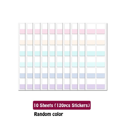 10 Sheet Notepad Sticky Index Tabs Flag Book Page Marker Classify File Lable, - Picture 11 of 15