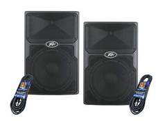 (2) Pvxp12 Dsp 12 Inch Powered Speaker 830w 12" Powered Speaker With 1.4" Compre