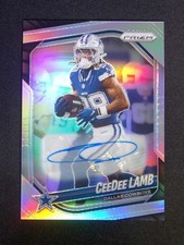 2025 Panini Prizm Ceedee Lamb #154 Auto Silver