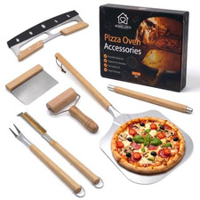 Outdoor Pizza Oven Accessories Kit, 6 Peices Set for Adults Includes...