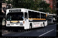 CT TRANSIT. SCANIA BUS #8809 & 8820. Stamford (CT). 2 Original Slides 1990.