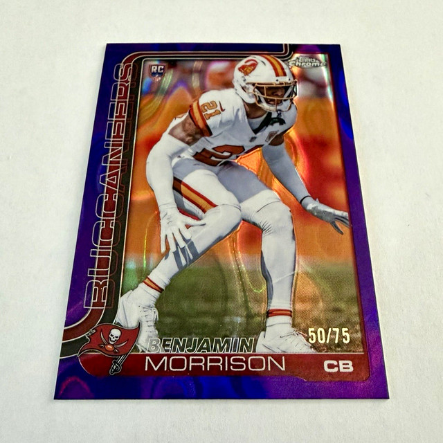 2024 Topps Chrome Benjamin Morrison RC Purple Lava /75 #355