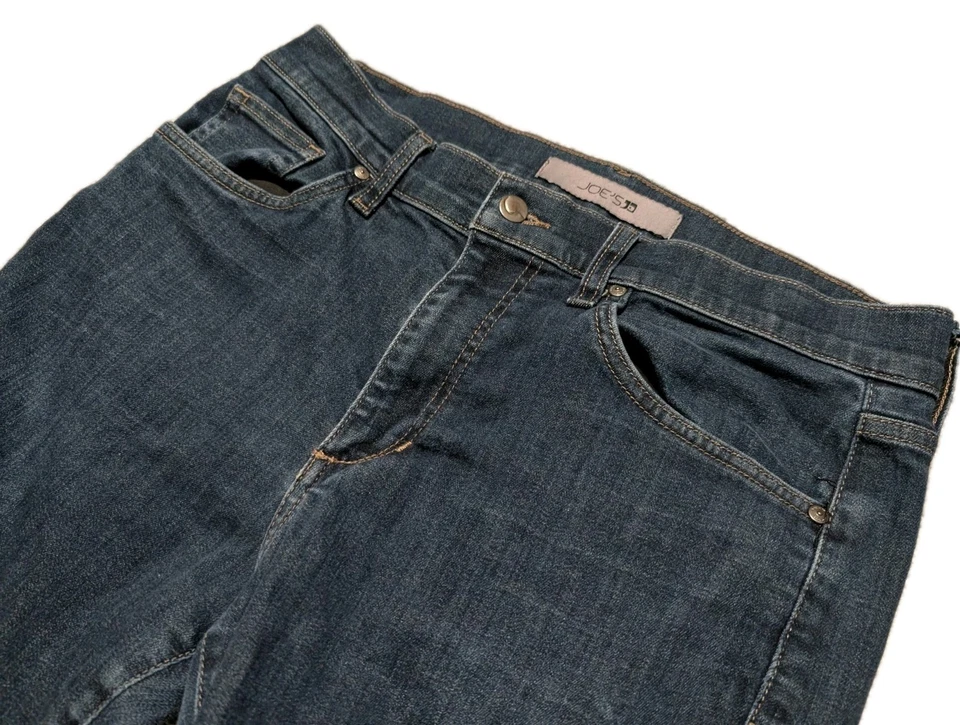 Pantalones de mezclilla Joes para hombre 32 (32x32) rectos ajustados tiro medio lavado oscuro elásticos Foto 3 de 4