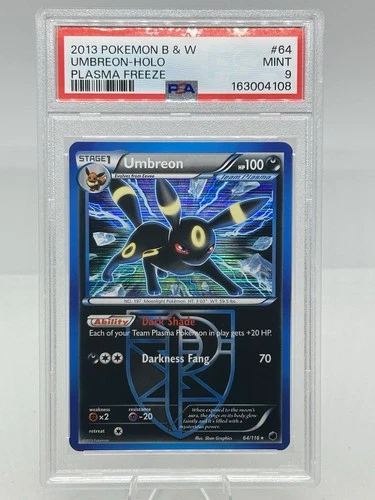 Umbreon (Team Plasma) 64/116 Plasma Freeze Holo PSA 9