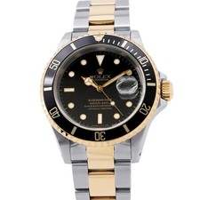 Rolex Submariner Date 16613 Stainless Steel / 18K Yellow Gold 40mm #TZW102