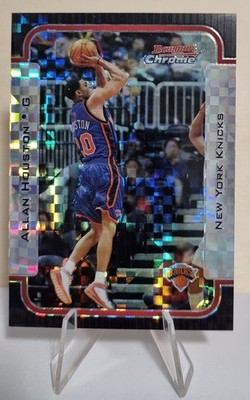 2003 Topps Bowman Chrome X-fractor #24 Allan Houston 007/150