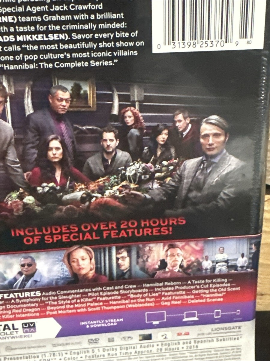NEW- Hannibal The Complete Series DVD Collection Box Set