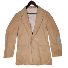 Vintage Pioneer Wear Sport Coat Size 42 Long Corduroy Western Jacket Blazer