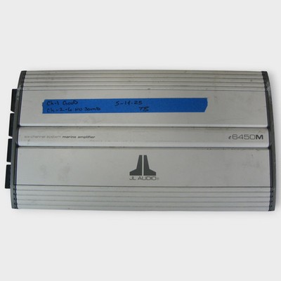 JL Audio e6450M Marine 6-Ch Amplifier As-Is For Parts/Repair No Returns No Wnty