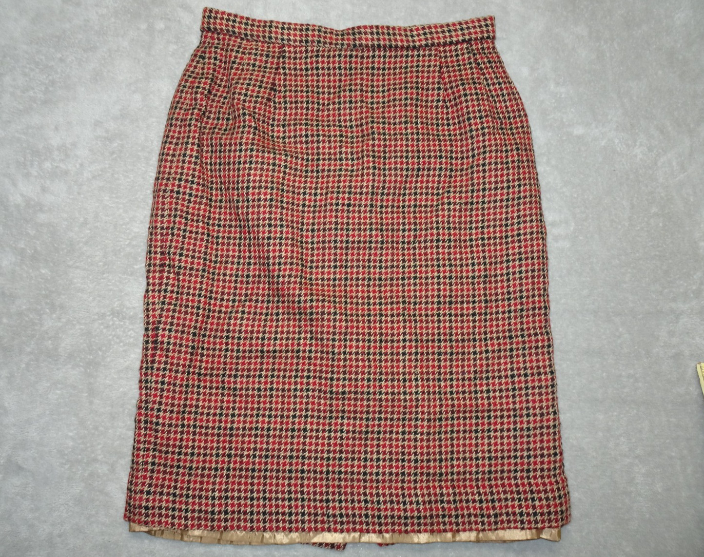 Pendleton Petite Wool Rayon Houndstooth Straight … - image 1